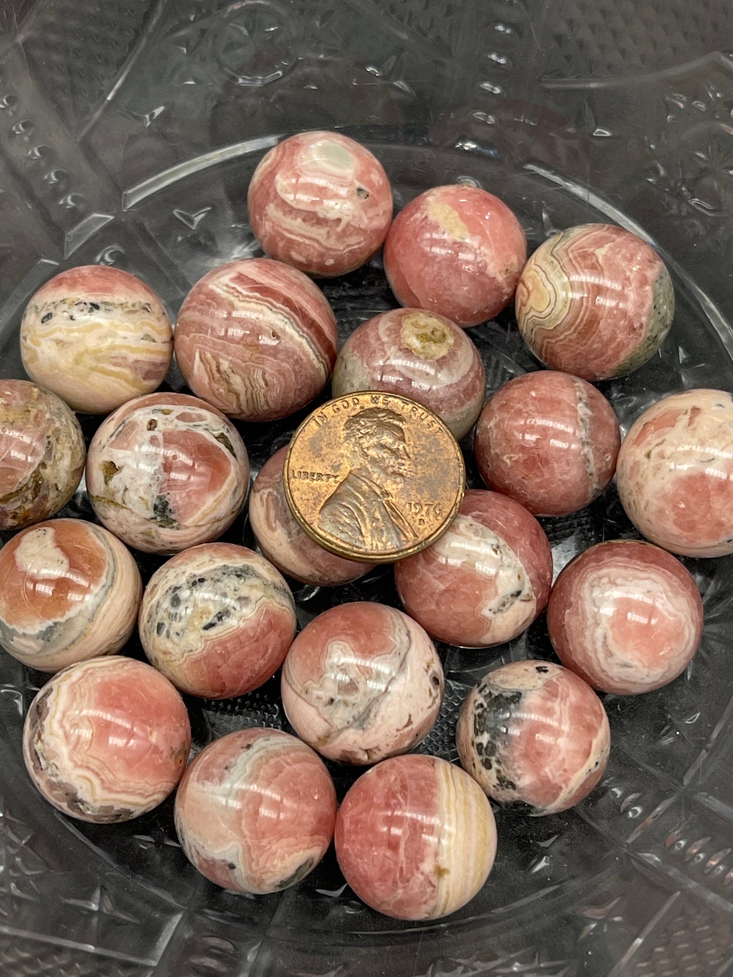 Mini Rhodocrosite Sphere