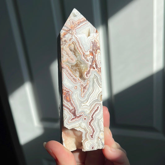 Crazy Lace Agate Tower