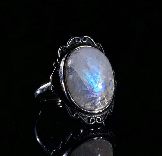 Adjustable Moonstone Ring